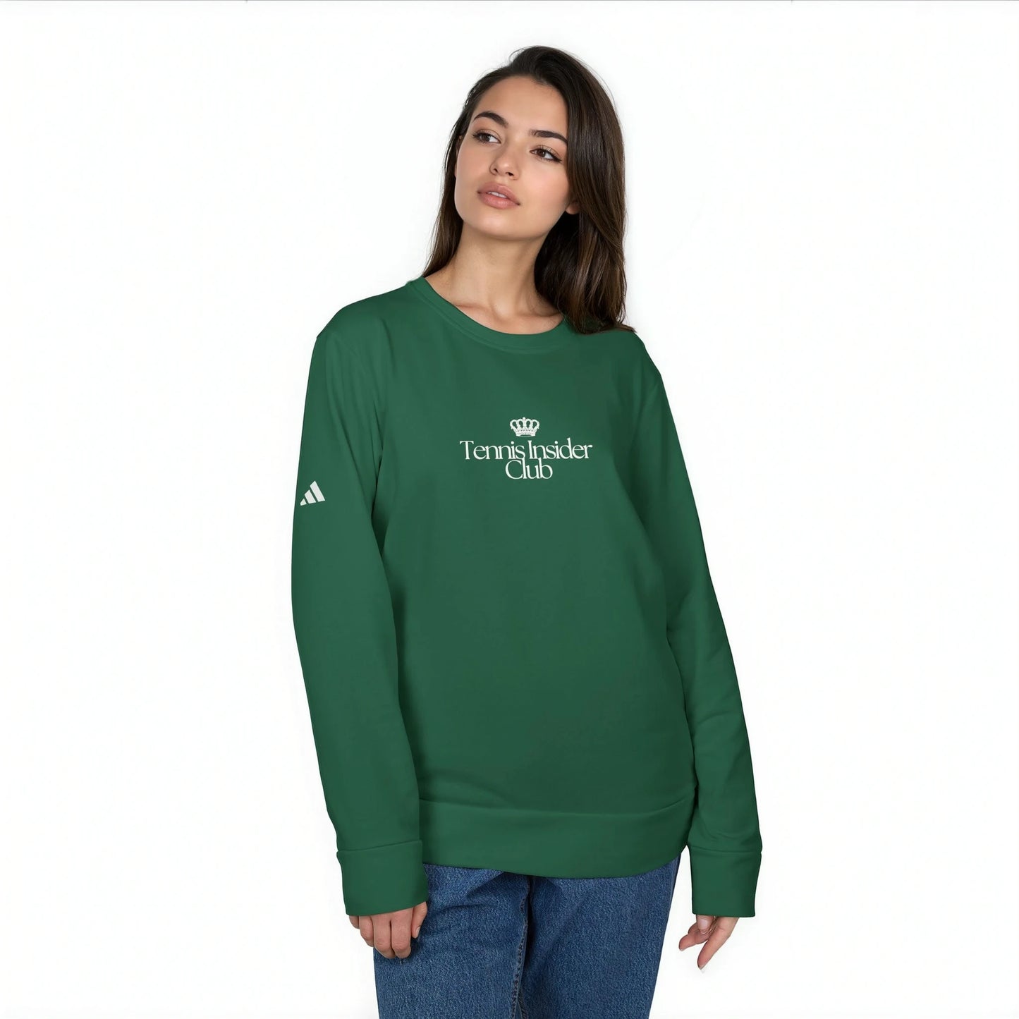 adidas Unisex Fleece Crewneck Sweatshirt