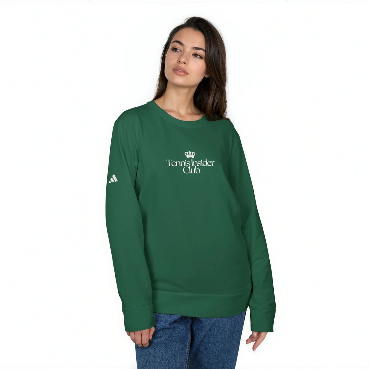 adidas Unisex Fleece Crewneck Sweatshirt