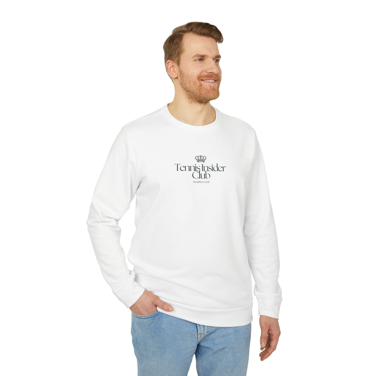 adidas Unisex Fleece Crewneck Sweatshirt