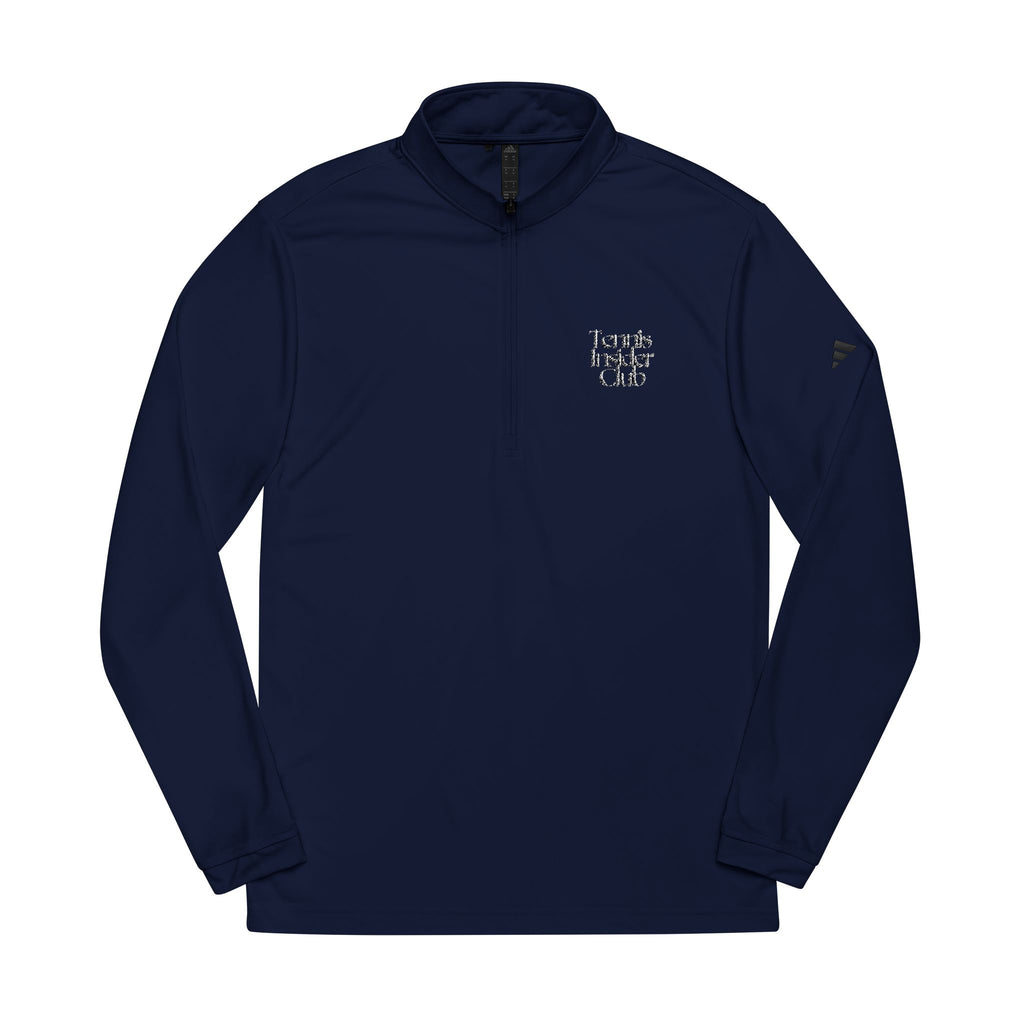 Embroidered adidas Quarter-Zip Pullover
