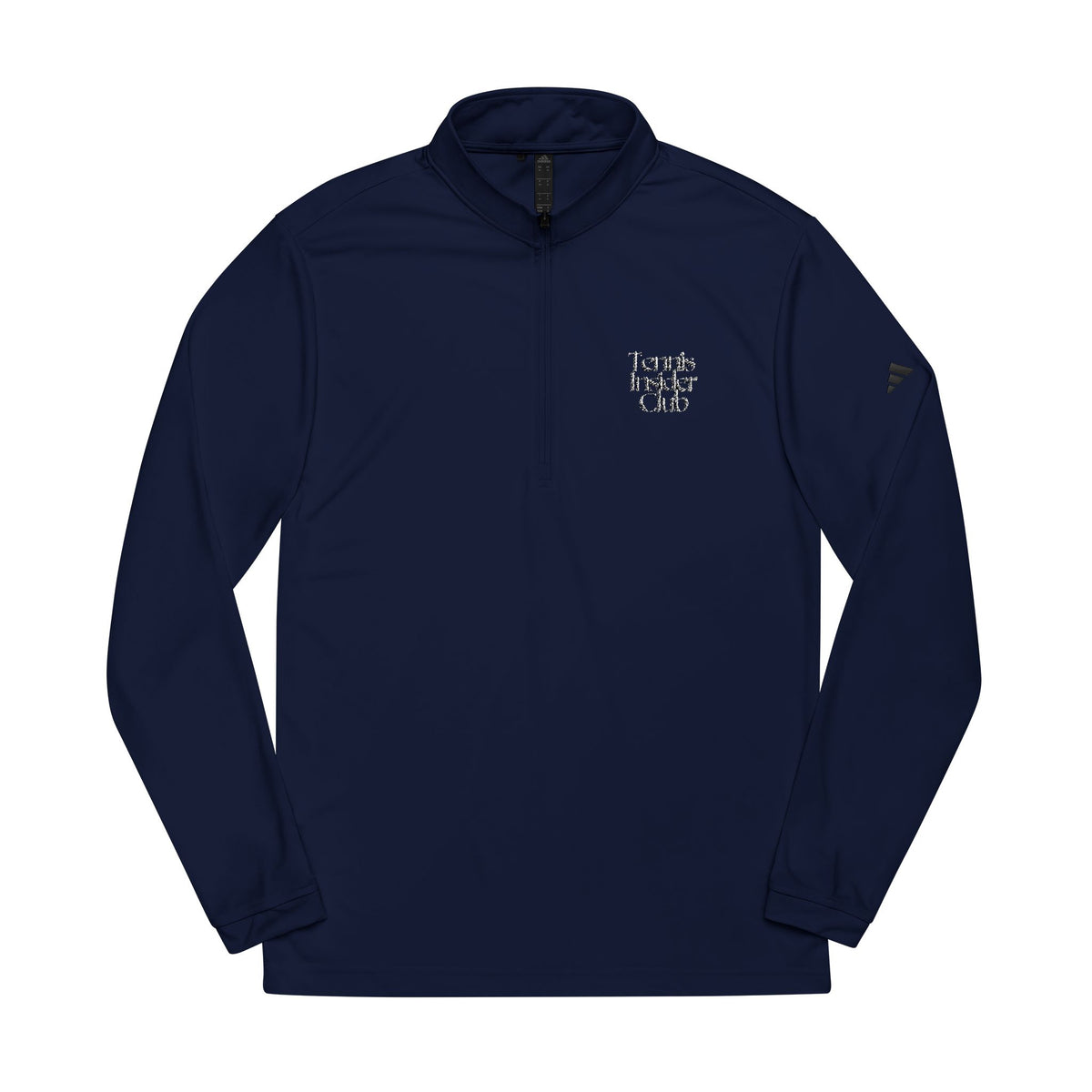Embroidered adidas Quarter-Zip Pullover