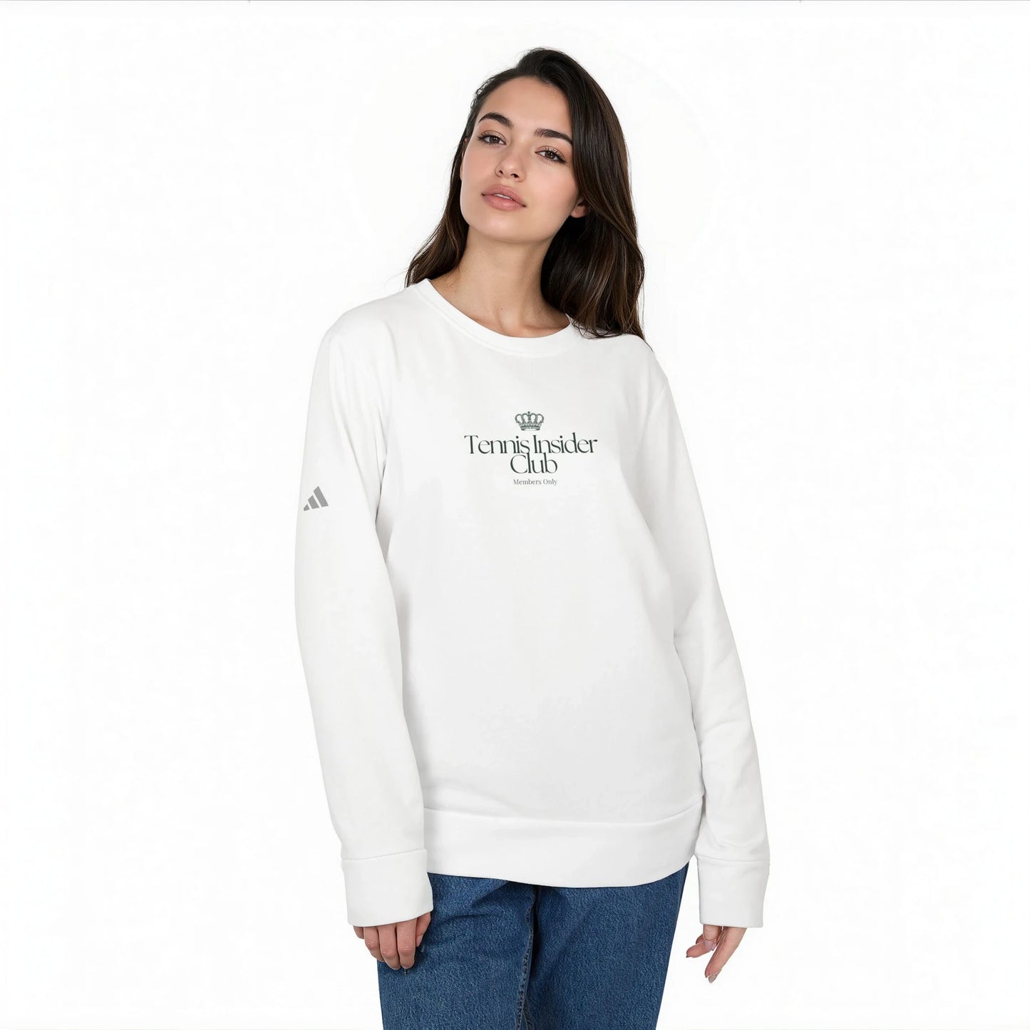 adidas Unisex Fleece Crewneck Sweatshirt