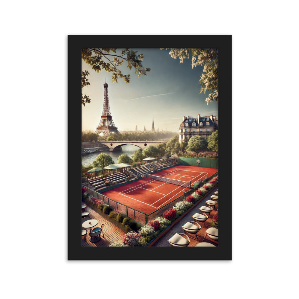 Framed Paris 24 poster