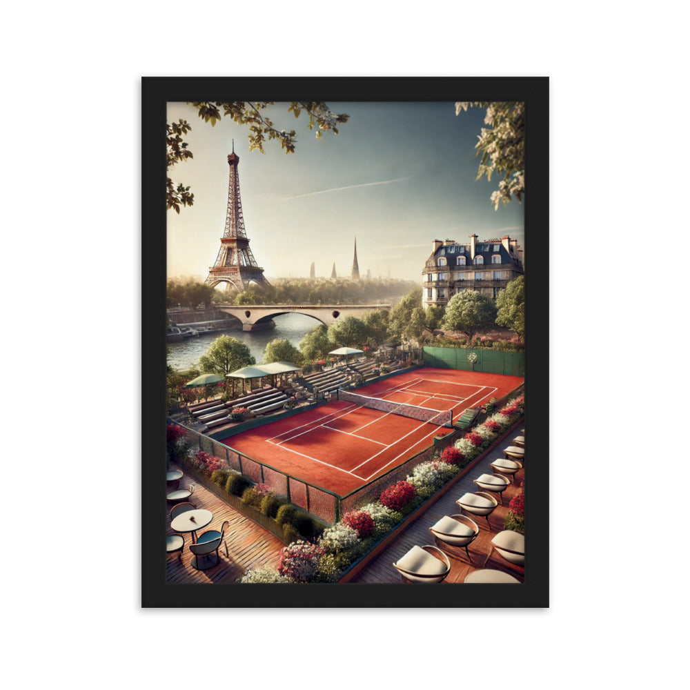 Framed Paris 24 poster