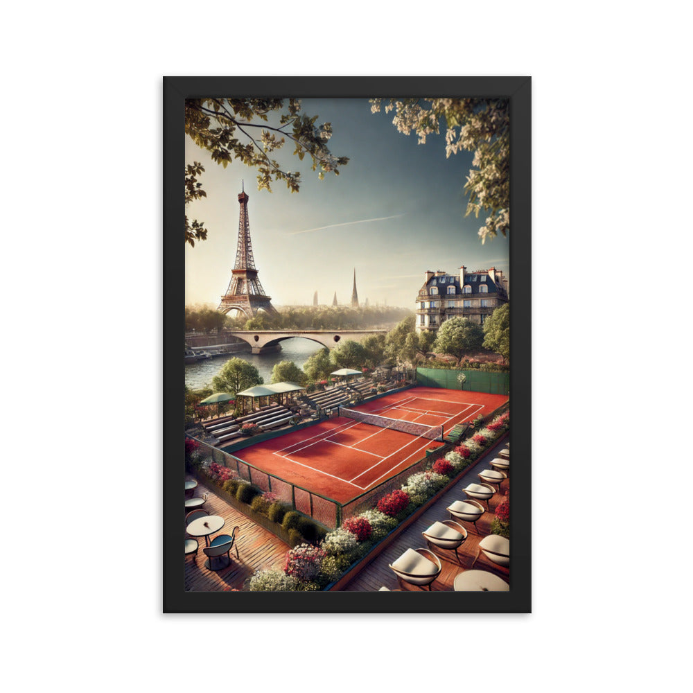 Framed Paris 24 poster