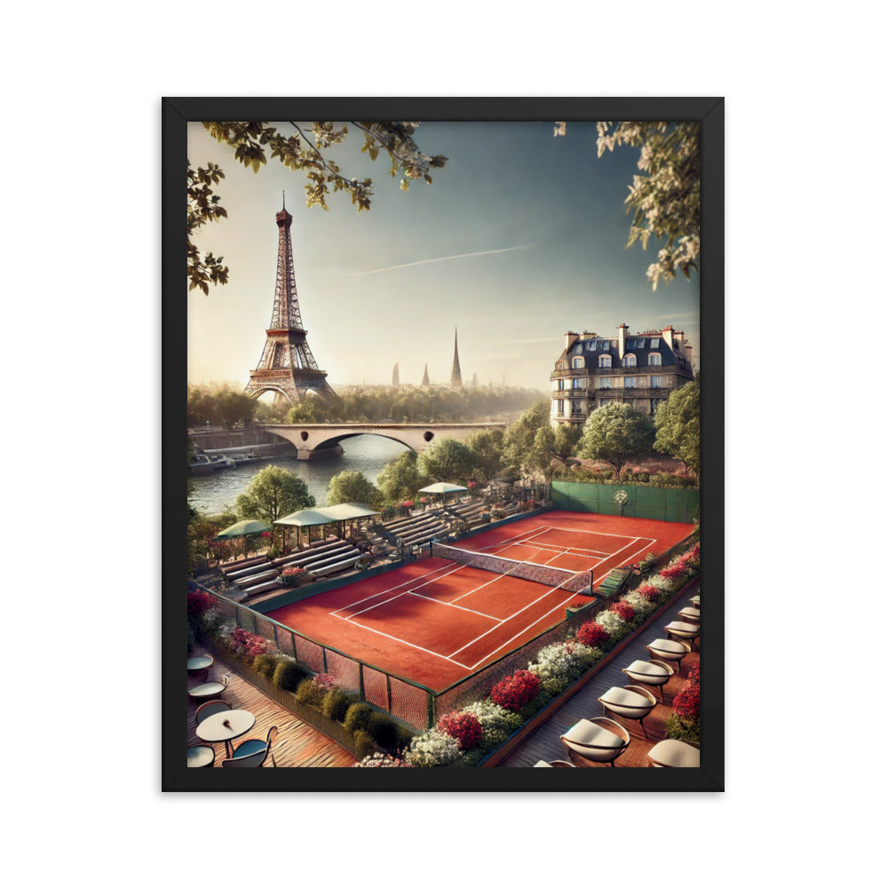 Framed Paris 24 poster