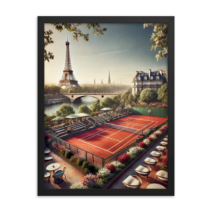 Framed Paris 24 poster