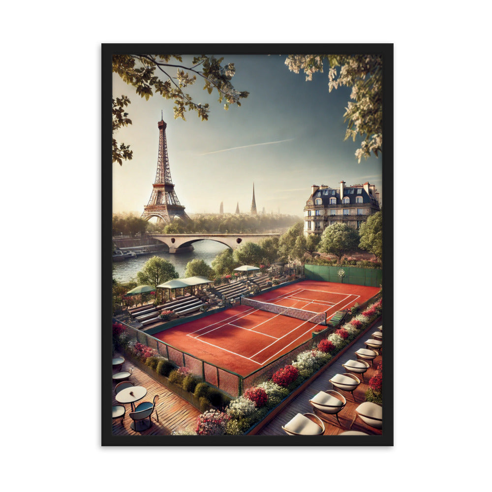 Framed Paris 24 poster