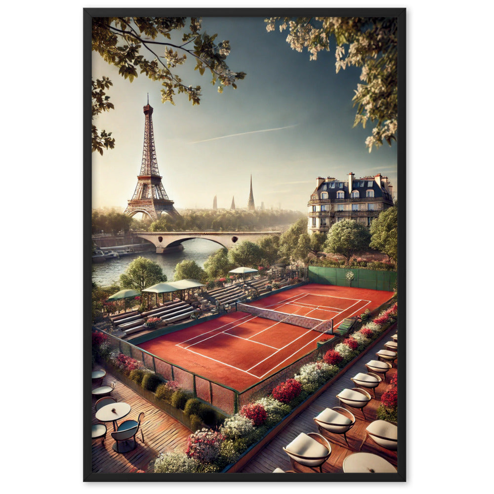 Framed Paris 24 poster