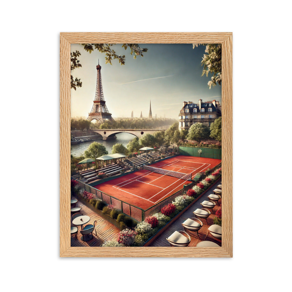 Framed Paris 24 poster