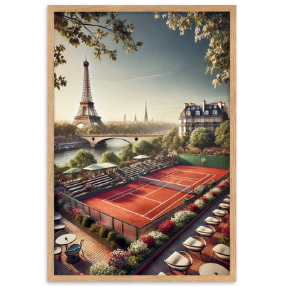 Framed Paris 24 poster