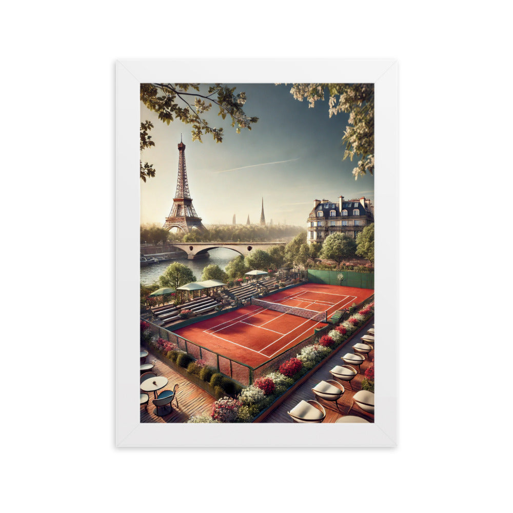 Framed Paris 24 poster