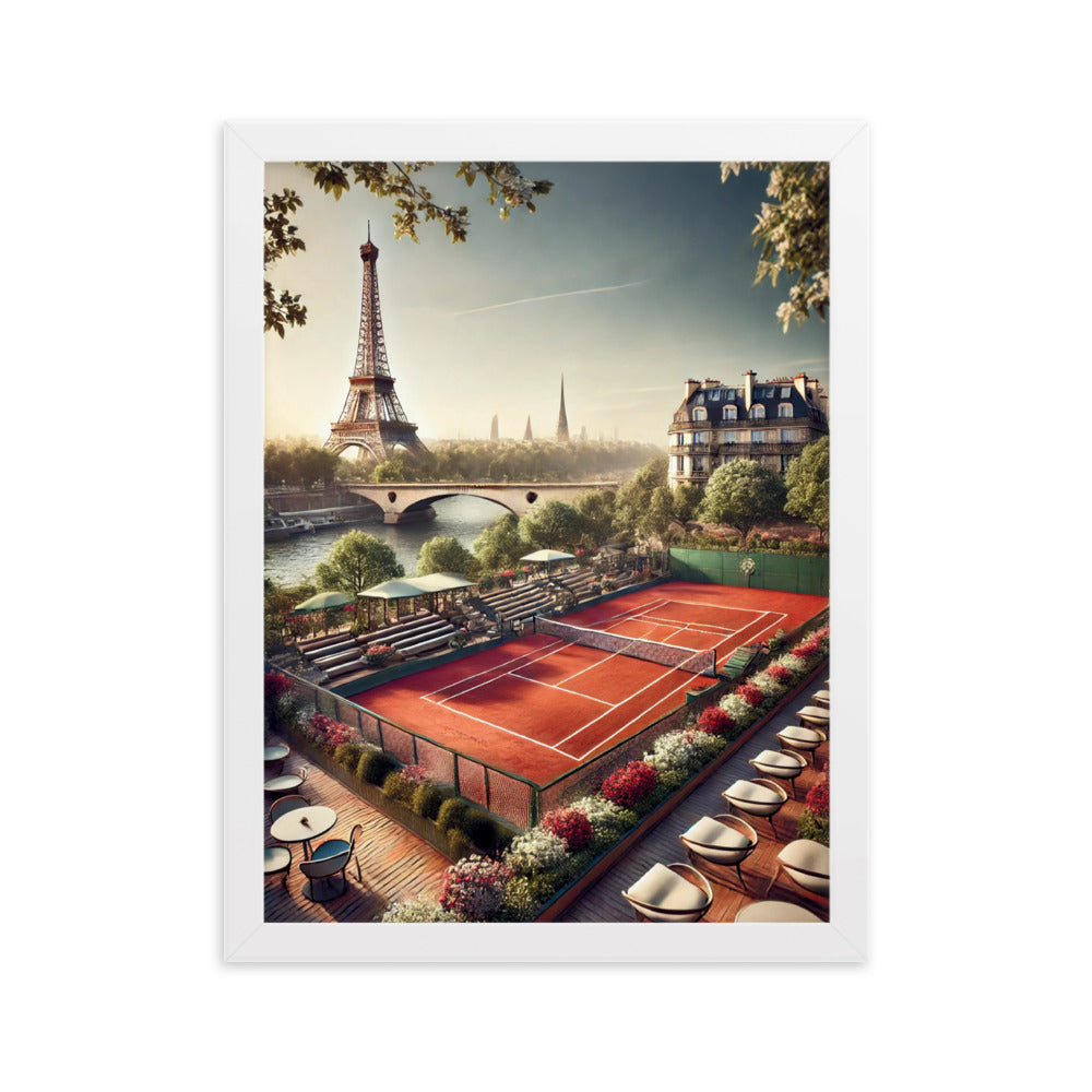 Framed Paris 24 poster