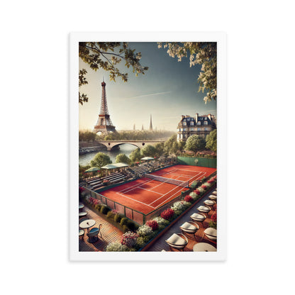 Framed Paris 24 poster