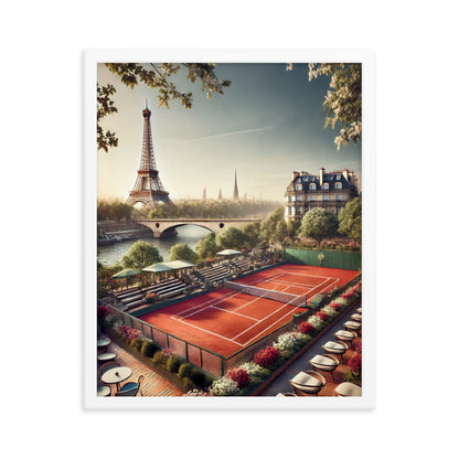 Framed Paris 24 poster