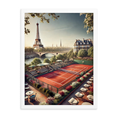 Framed Paris 24 poster