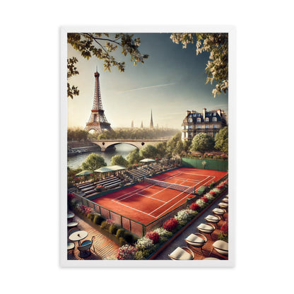 Framed Paris 24 poster