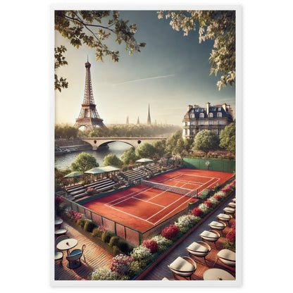 Framed Paris 24 poster